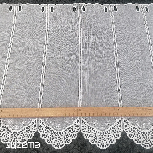 Stained glass curtain embroidered V507