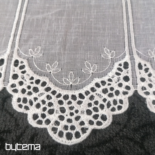 Stained glass curtain embroidered V507