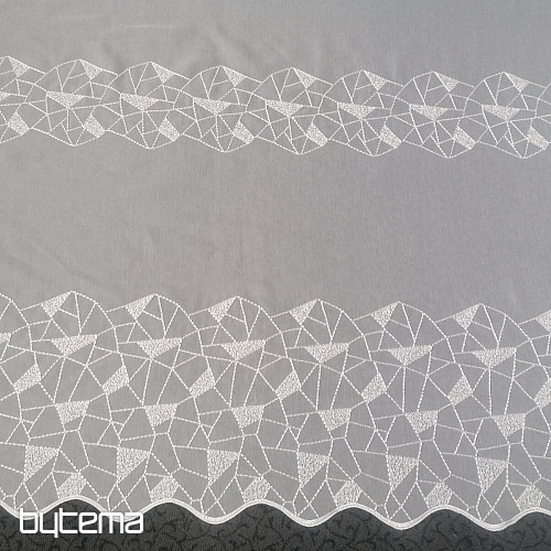 Curtain veil with embroidery V302