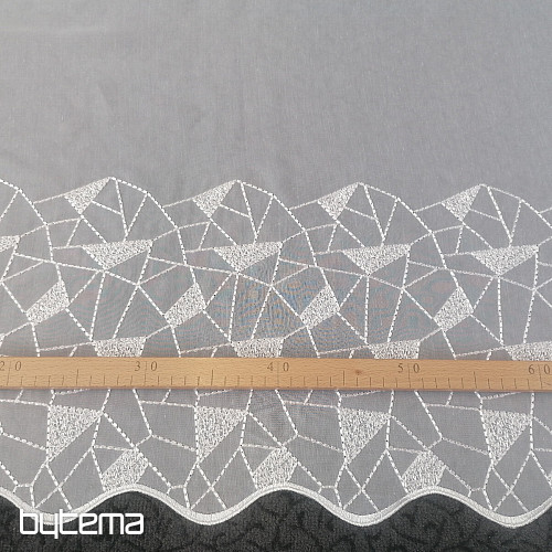 Curtain veil with embroidery V302