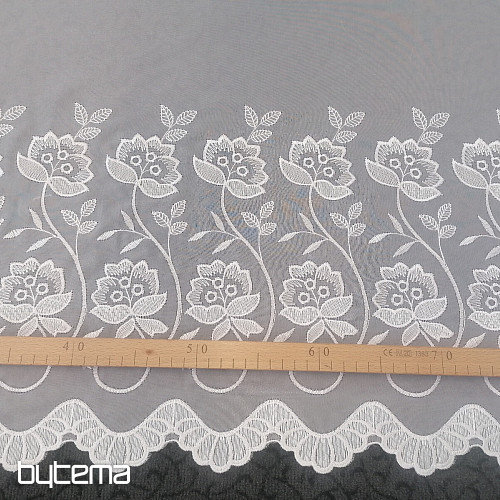 Curtain veil with embroidery 1B 13278