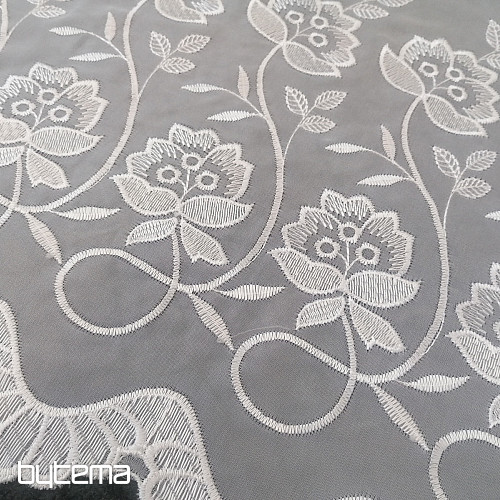 Curtain veil with embroidery 1B 13278