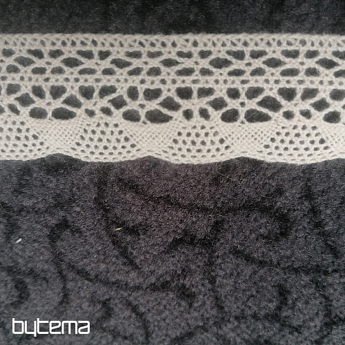 Cotton Lace 75077/6200 32mm cream