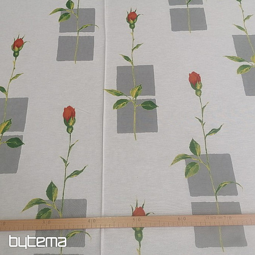 Decorative curtain Rose 1 -140x260 cm
