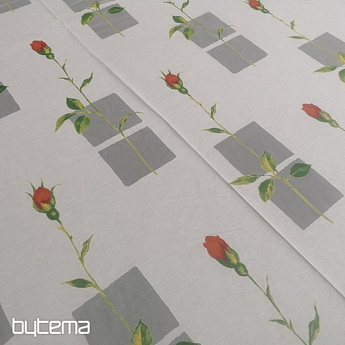 Decorative curtain Rose 1 -140x260 cm