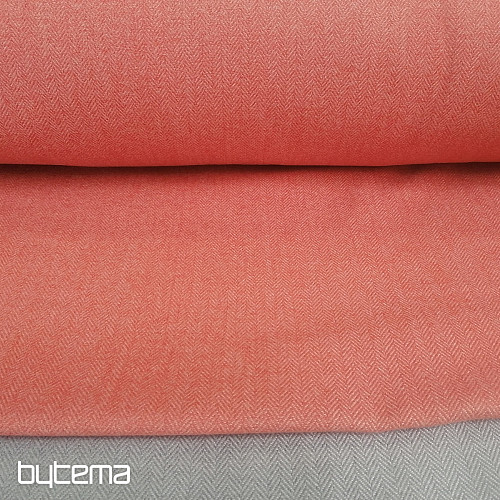 upholstery fabric JURA CORAL width 142 cm