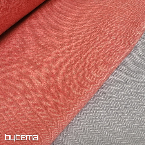 upholstery fabric JURA CORAL width 142 cm