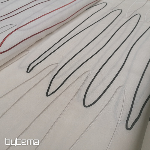 Decorative fabric FORMIA black