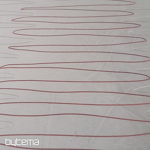 Decorative fabric FORMIA red