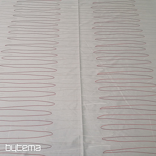 Decorative fabric FORMIA red