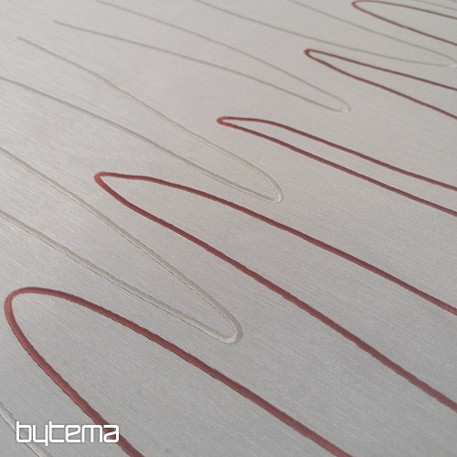 Decorative fabric FORMIA red