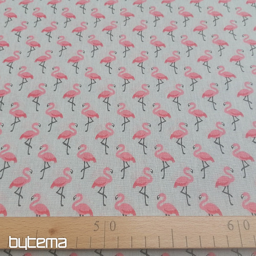 Decorative fabric FLAMINGO gris