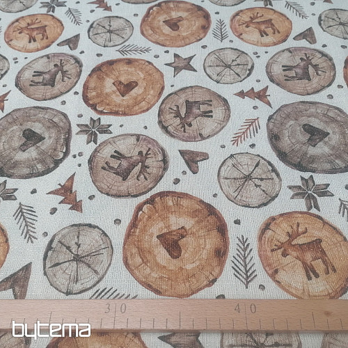 Christmas decorative fabric Peasant Christmas 1