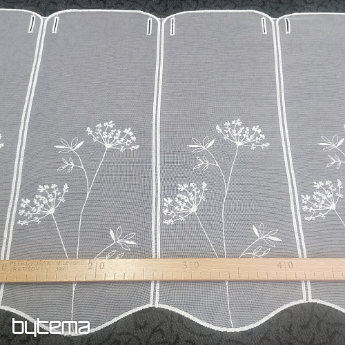 Stained glass curtain embroidered 11754/0001
