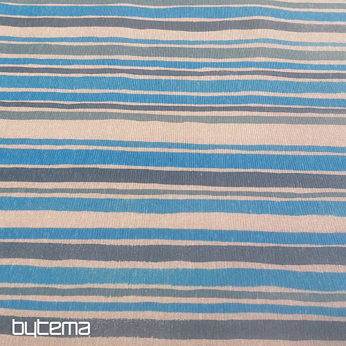 Decorative fabric Blue stripe 2
