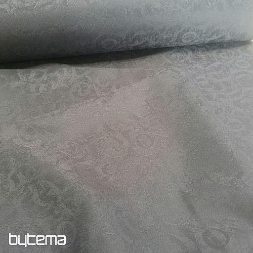 Decorative fabric Lord gray with gloss