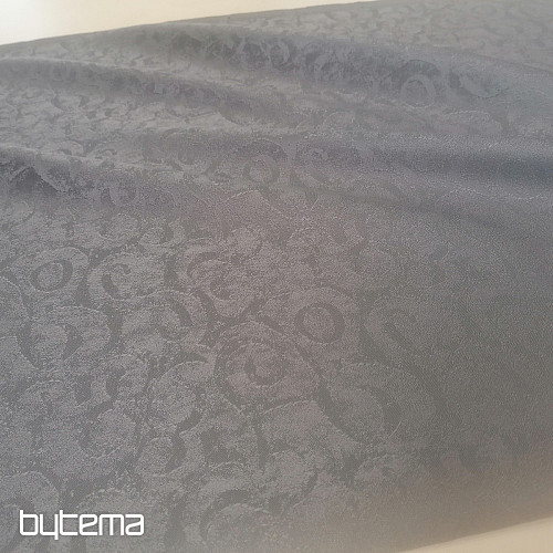 Decorative fabric Lord gray with gloss