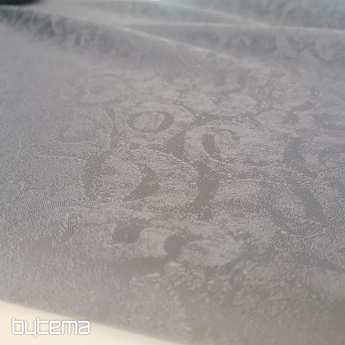 Decorative fabric Lord gray with gloss