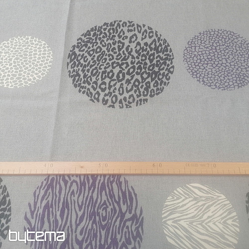 Oxford decorative fabrics black-purple