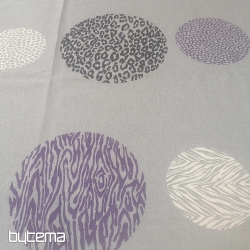 Oxford decorative fabrics black-purple