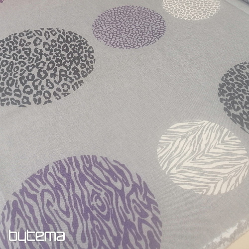 Oxford decorative fabrics black-purple