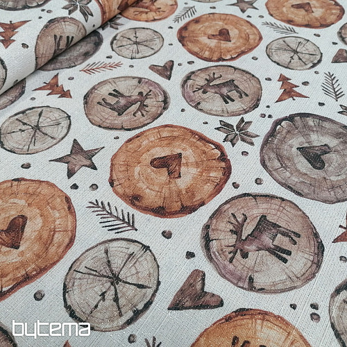 Christmas decorative fabric Peasant Christmas 1