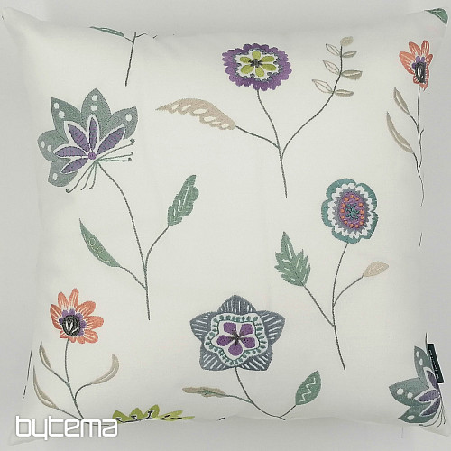 Embroidered decorative cover RICHMOND purple