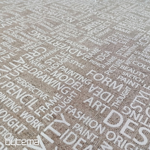 ART LETRAS decorative fabric