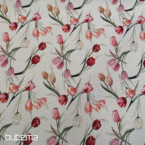 Tapestry fabric TULIPS