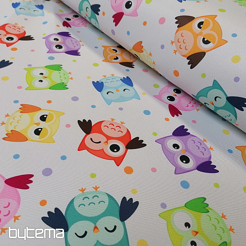 Decorative fabric 10027-01 OWLS