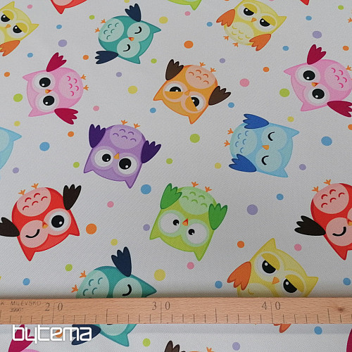 Decorative fabric 10027-01 OWLS