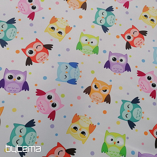 Decorative fabric 10027-01 OWLS