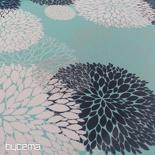Decorative fabric BLACK OUT Astra turquoise