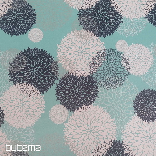 Decorative fabric BLACK OUT Astra turquoise