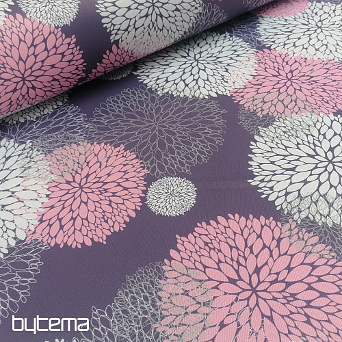 Decorative fabric BLACK OUT Astra lilac