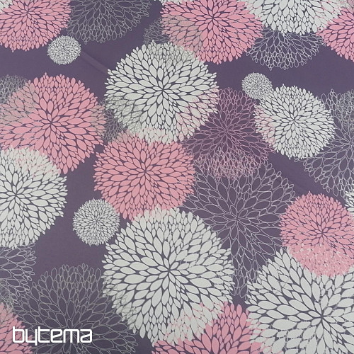 Decorative fabric BLACK OUT Astra lilac
