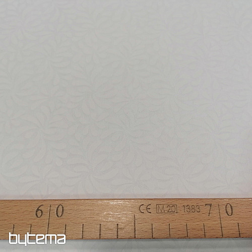 Sarah satin white cotton fabric