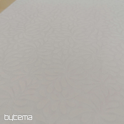 Sarah satin white cotton fabric