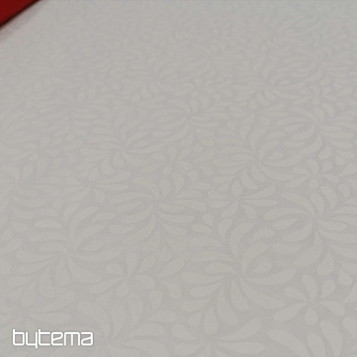Sarah satin white cotton fabric