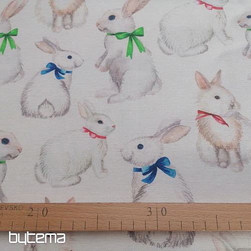Decorative fabric EASTER RABBIT digital printing