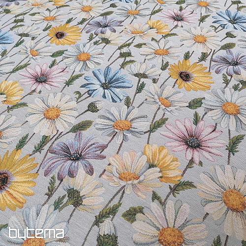 Tapestry fabric DAISIES