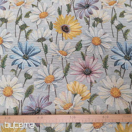 Tapestry fabric DAISIES