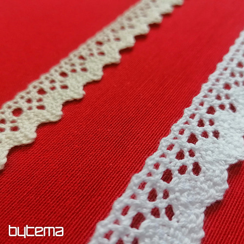 Cotton lace 75260 22mm white