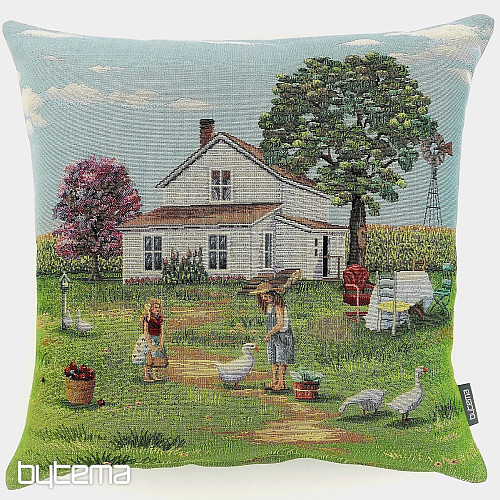 Tapestry cushion cover COUNTRYSIDE