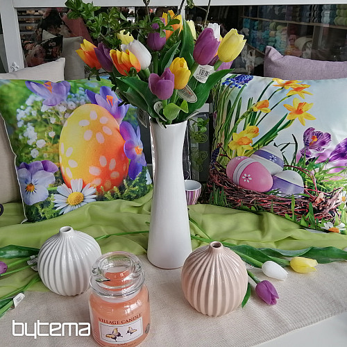 Decorative pillow-case EASTER FLOWERS