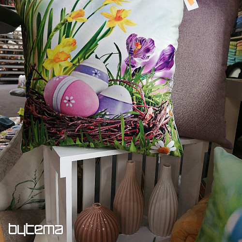 Decorative pillow-case EASTER FLOWERS