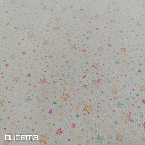 Cotton fabric MINI STARS