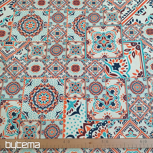 Decorative fabric Tile