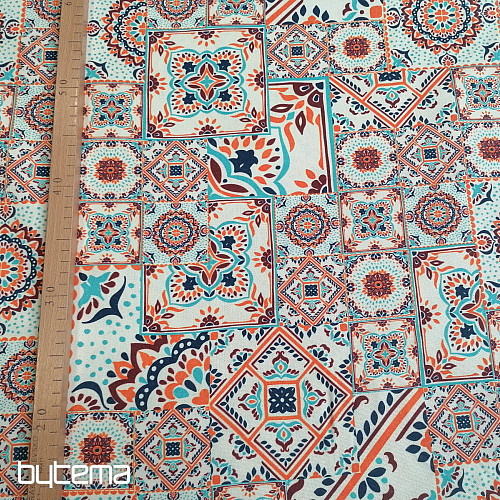 Decorative fabric Tile