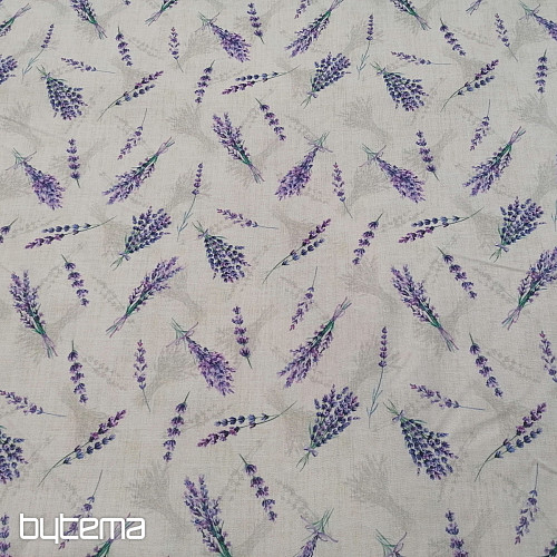 Lavender decorative fabric